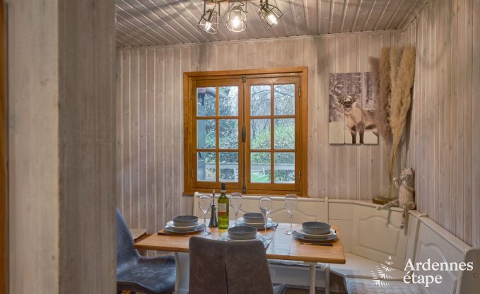 Escapade en Ardenne : chalet contemporain 4 personnes avec sauna et jardin priv  Durbuy