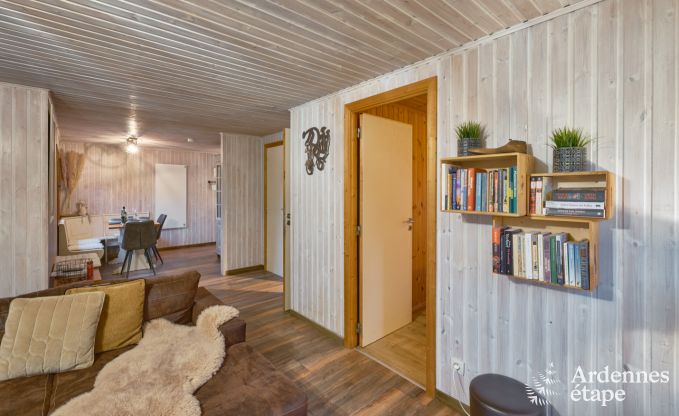Escapade en Ardenne : chalet contemporain 4 personnes avec sauna et jardin priv  Durbuy