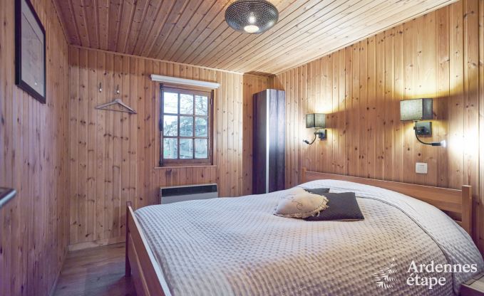 Escapade en Ardenne : chalet contemporain 4 personnes avec sauna et jardin priv  Durbuy