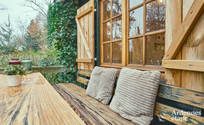 Escapade en Ardenne : chalet contemporain 4 personnes avec sauna et jardin priv  Durbuy