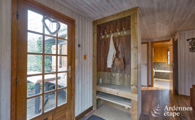 Escapade en Ardenne : chalet contemporain 4 personnes avec sauna et jardin priv  Durbuy