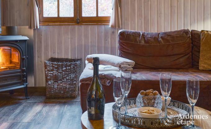 Escapade en Ardenne : chalet contemporain 4 personnes avec sauna et jardin priv  Durbuy