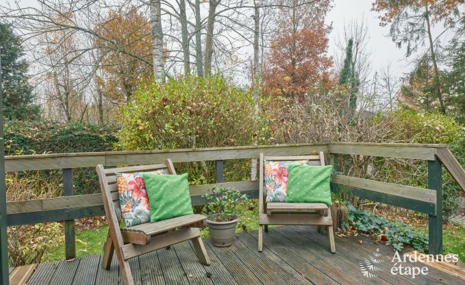 Escapade en Ardenne : chalet contemporain 4 personnes avec sauna et jardin priv  Durbuy