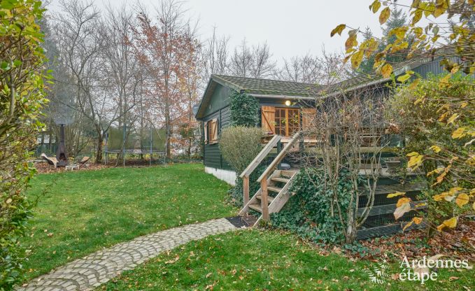 Escapade en Ardenne : chalet contemporain 4 personnes avec sauna et jardin priv  Durbuy