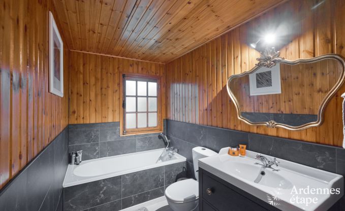 Escapade en Ardenne : chalet contemporain 4 personnes avec sauna et jardin priv  Durbuy