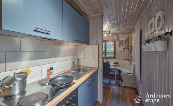 Escapade en Ardenne : chalet contemporain 4 personnes avec sauna et jardin priv  Durbuy