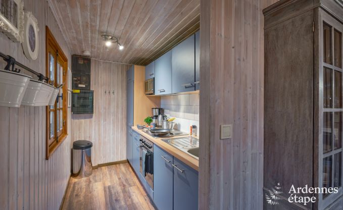 Escapade en Ardenne : chalet contemporain 4 personnes avec sauna et jardin priv  Durbuy