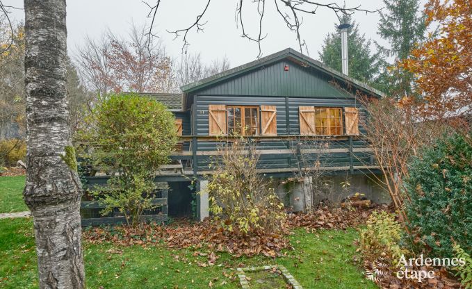 Escapade en Ardenne : chalet contemporain 4 personnes avec sauna et jardin priv  Durbuy