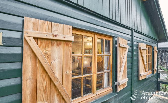 Escapade en Ardenne : chalet contemporain 4 personnes avec sauna et jardin priv  Durbuy