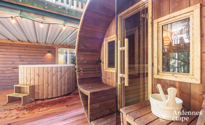 Chalet haut de gamme  Durbuy pour 6/7 personnes en Ardenne