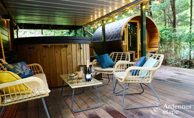 Chalet haut de gamme  Durbuy pour 6/7 personnes en Ardenne