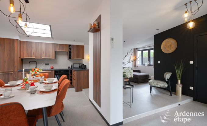 Maison de vacances avec jacuzzi et int�rieur moderne � Durbuy, id�al pour 2 couples ou famille de 4