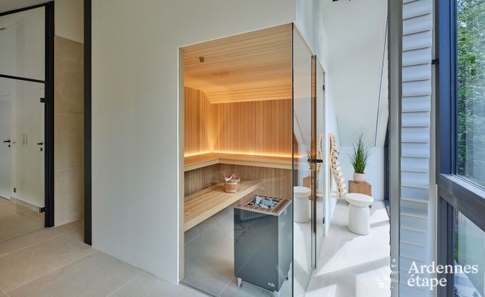 Maison de vacances de luxe Durbuy pour 9 personnes avec sauna et terrain de ptanque