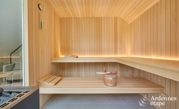 Maison de vacances de luxe Durbuy pour 9 personnes avec sauna et terrain de ptanque