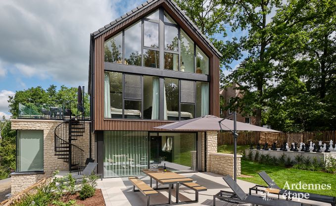 Maison de vacances de luxe Durbuy pour 9 personnes avec sauna et terrain de ptanque