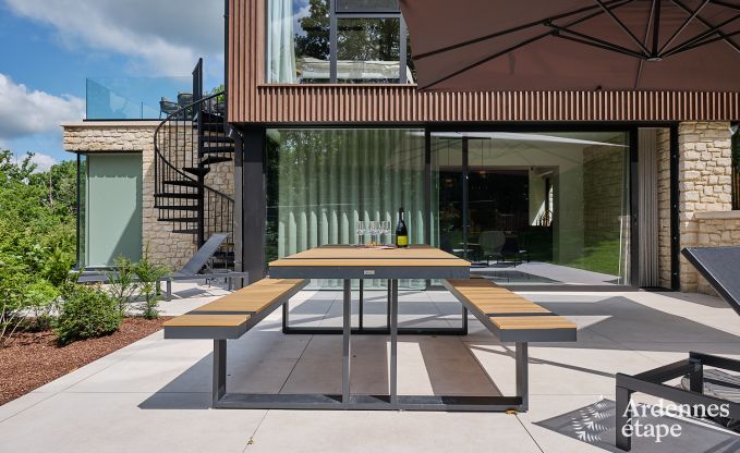 Maison de vacances de luxe Durbuy pour 9 personnes avec sauna et terrain de ptanque