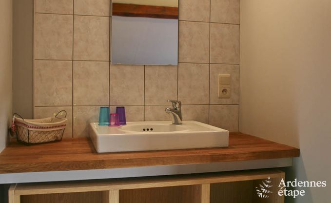 Grande maison de vacances  la ferme  Durbuy, 8 chambres, 7 salles de bain, jardin priv, quipements pour familles et cyclistes, Ardenne