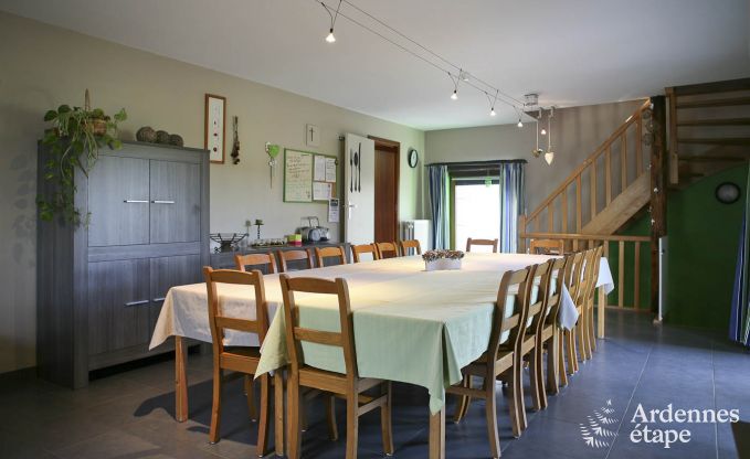 Grande maison de vacances  la ferme  Durbuy, 8 chambres, 7 salles de bain, jardin priv, quipements pour familles et cyclistes, Ardenne