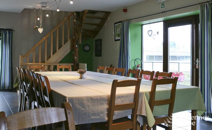 Grande maison de vacances  la ferme  Durbuy, 8 chambres, 7 salles de bain, jardin priv, quipements pour familles et cyclistes, Ardenne