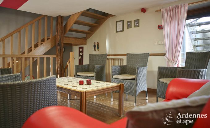 Grande maison de vacances  la ferme  Durbuy, 8 chambres, 7 salles de bain, jardin priv, quipements pour familles et cyclistes, Ardenne