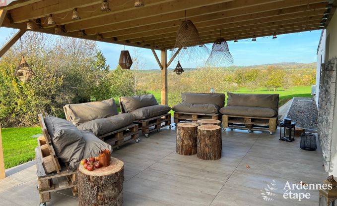 Spacieuse villa de luxe avec sauna, jardin priv et bar, prs de Durbuy