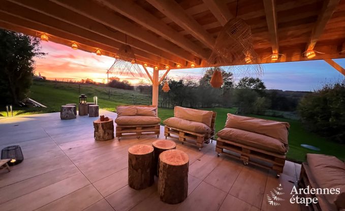 Spacieuse villa de luxe avec sauna, jardin priv et bar, prs de Durbuy