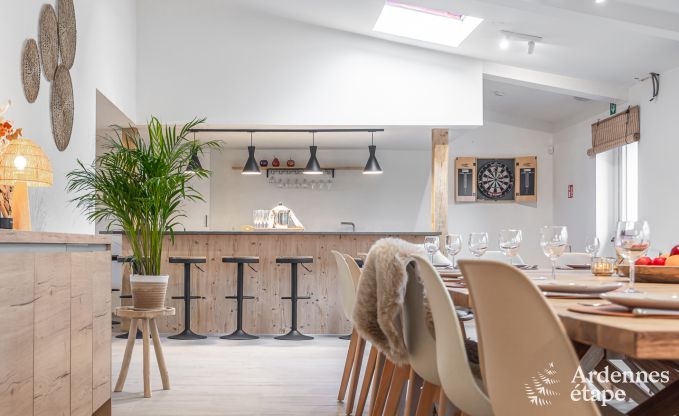 Spacieuse villa de luxe avec sauna, jardin priv et bar, prs de Durbuy