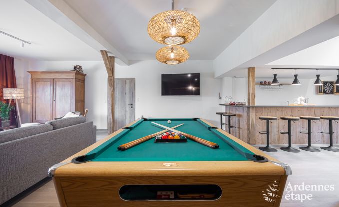 Spacieuse villa de luxe avec sauna, jardin priv et bar, prs de Durbuy