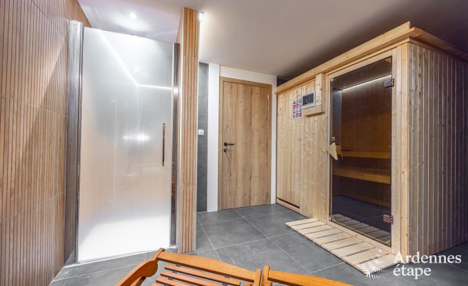 Spacieuse villa de luxe avec sauna, jardin priv et bar, prs de Durbuy
