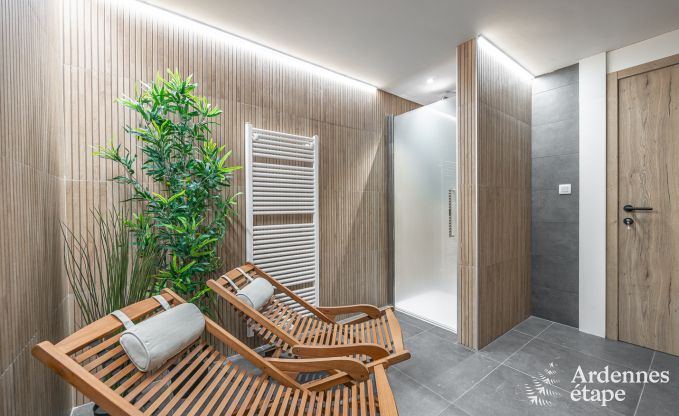 Spacieuse villa de luxe avec sauna, jardin priv et bar, prs de Durbuy