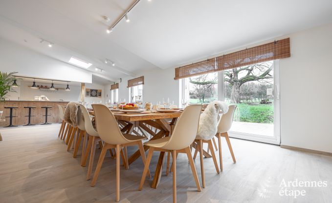 Spacieuse villa de luxe avec sauna, jardin priv et bar, prs de Durbuy