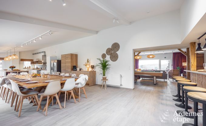 Spacieuse villa de luxe avec sauna, jardin priv et bar, prs de Durbuy