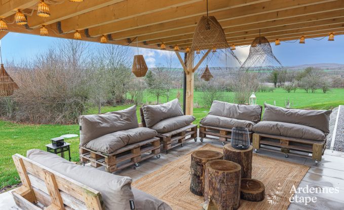 Spacieuse villa de luxe avec sauna, jardin priv et bar, prs de Durbuy