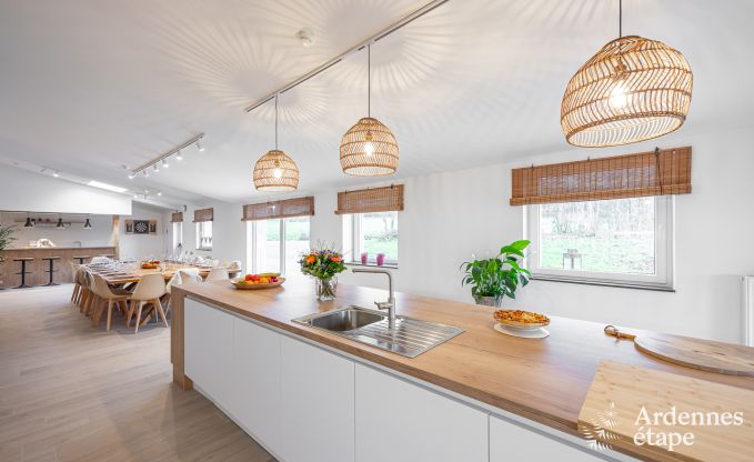 Spacieuse villa de luxe avec sauna, jardin priv et bar, prs de Durbuy