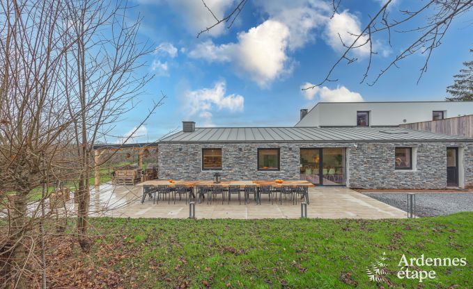 Spacieuse villa de luxe avec sauna, jardin priv et bar, prs de Durbuy