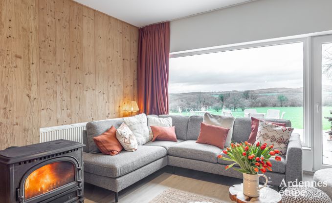 Spacieuse villa de luxe avec sauna, jardin priv et bar, prs de Durbuy