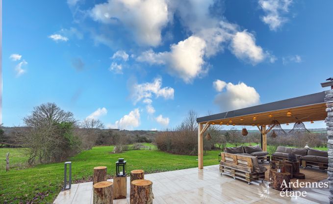 Spacieuse villa de luxe avec sauna, jardin priv et bar, prs de Durbuy