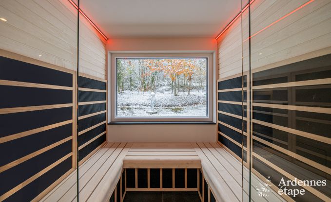 Villa de luxe  Durbuy : profitez du bien-tre, de l'art et de la nature pour 8 personnes