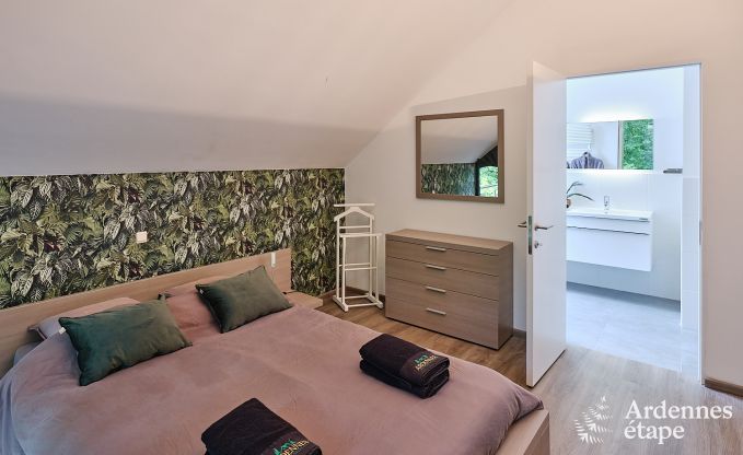 Villa de luxe  Durbuy pour 8 personnes avec jacuzzi, sauna, terrasse couverte et jardin priv