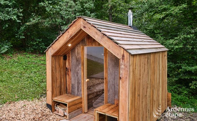 Villa de luxe  Durbuy pour 8 personnes avec jacuzzi, sauna, terrasse couverte et jardin priv