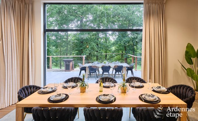 Villa de luxe  Durbuy pour 8 personnes avec jacuzzi, sauna, terrasse couverte et jardin priv