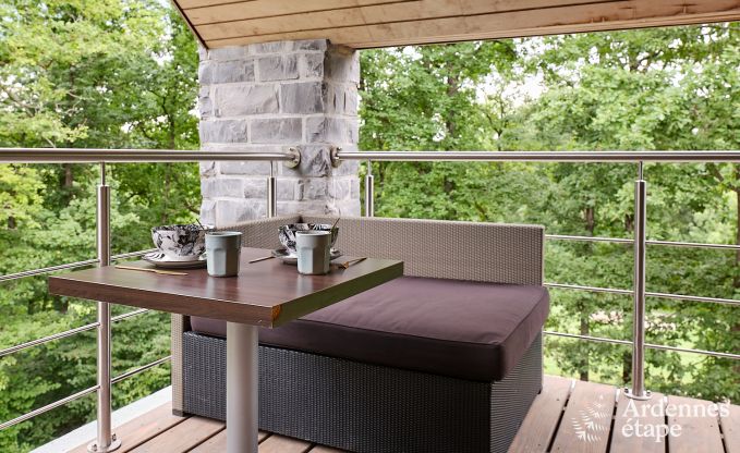 Villa de luxe  Durbuy pour 8 personnes avec jacuzzi, sauna, terrasse couverte et jardin priv