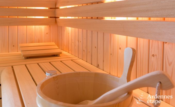 Villa de luxe  Durbuy : hbergement pour 15 personnes avec piscine, spa et nature en Ardenne