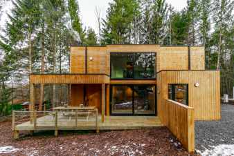 Joli chalet en bois pour 8 personnes à Erezée en Ardenne