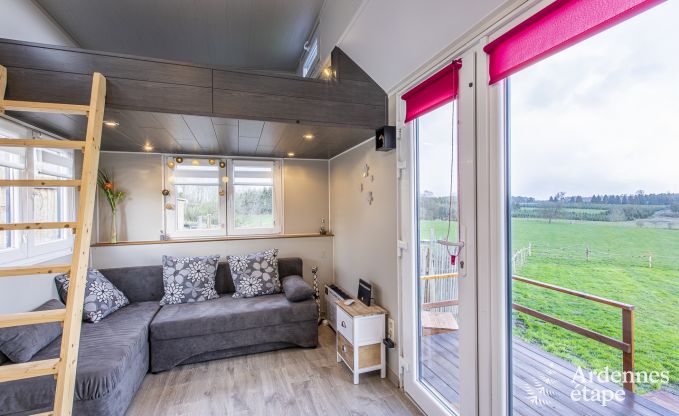 Tiny House de charme, à louer, pour 2 personnes, en Ardenne (Erezée)
