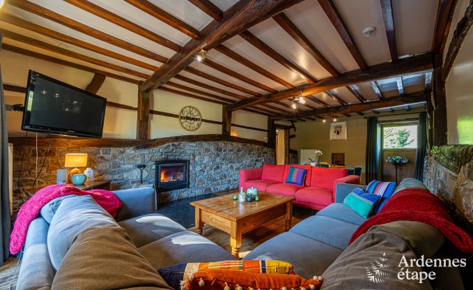 Maison de vacances avec jacuzzi couvert � Erez�e pour 16 personnes en Ardenne