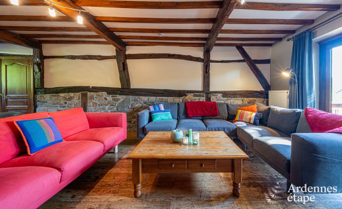 Maison de vacances avec jacuzzi couvert � Erez�e pour 16 personnes en Ardenne