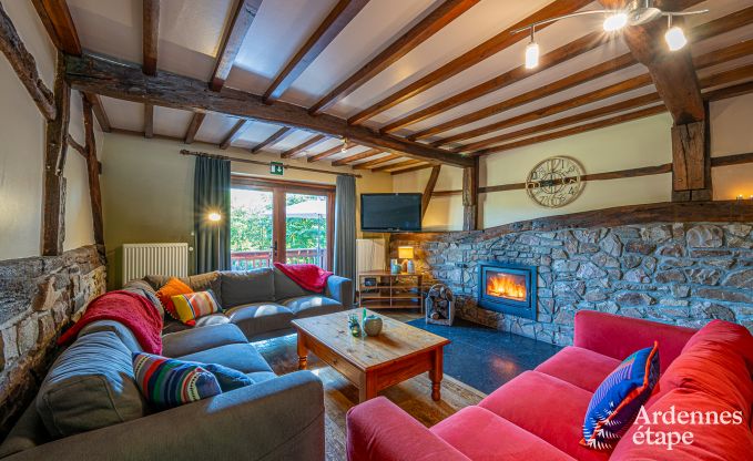 Maison de vacances avec jacuzzi couvert � Erez�e pour 16 personnes en Ardenne