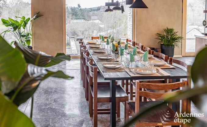 Maison de vacances spacieuse  Ereze avec piscine et salle de fitness pour 38 sportifs