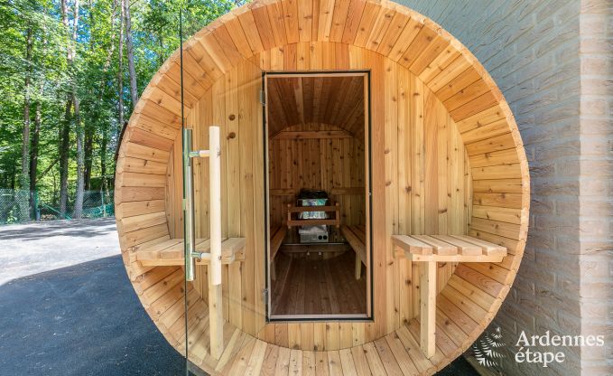 Maison de vacances 3 étoiles pour 4 personnes avec sauna proche de Erezée.